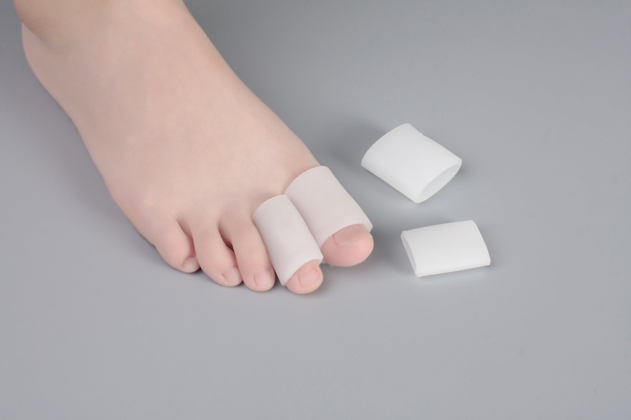 Protector de Dedos Tubulares con Gel de Silicona para Manos y Pies